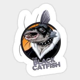 The Black Catfish Sticker